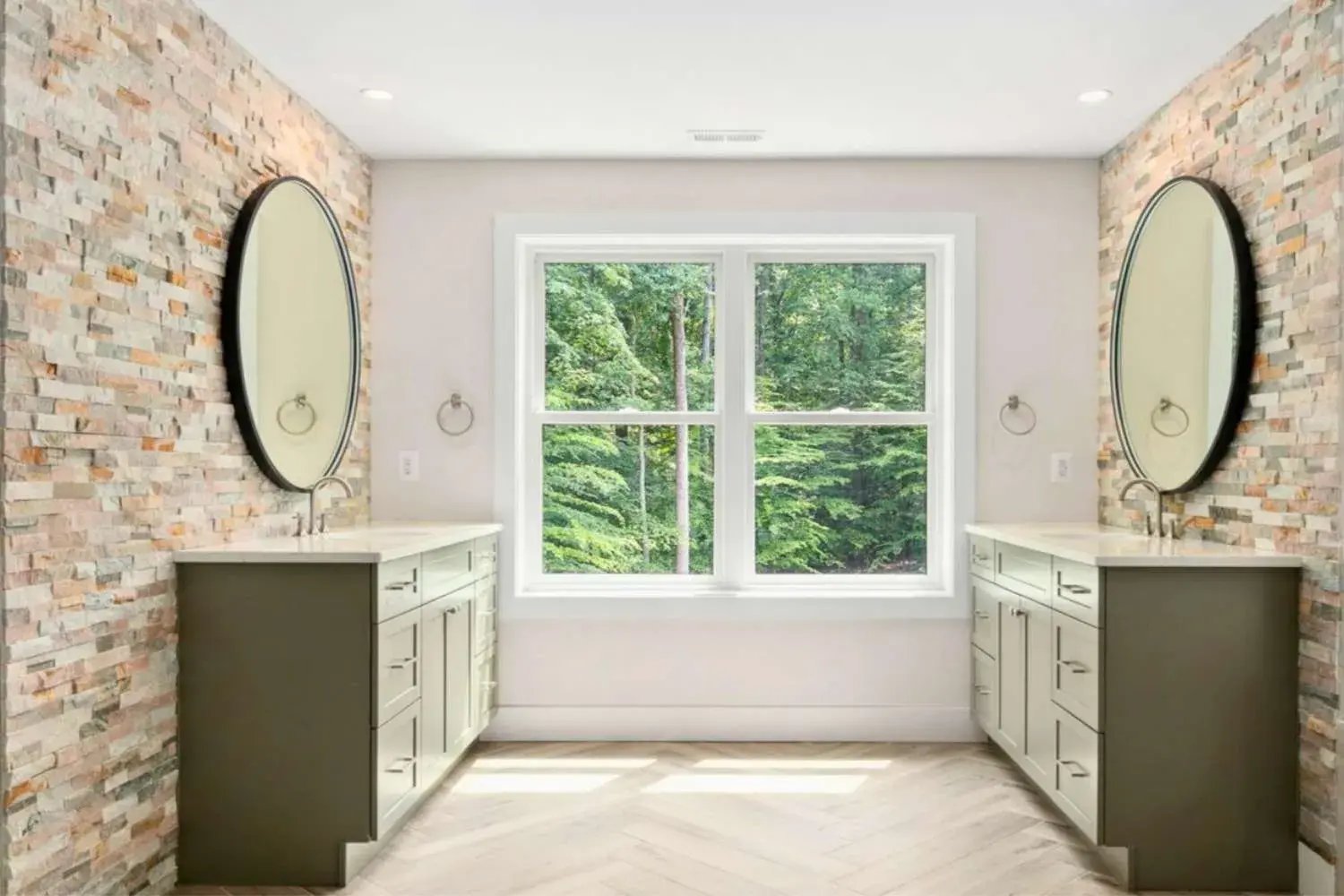 4-paned-window-dual-vanities-circular-mirrors