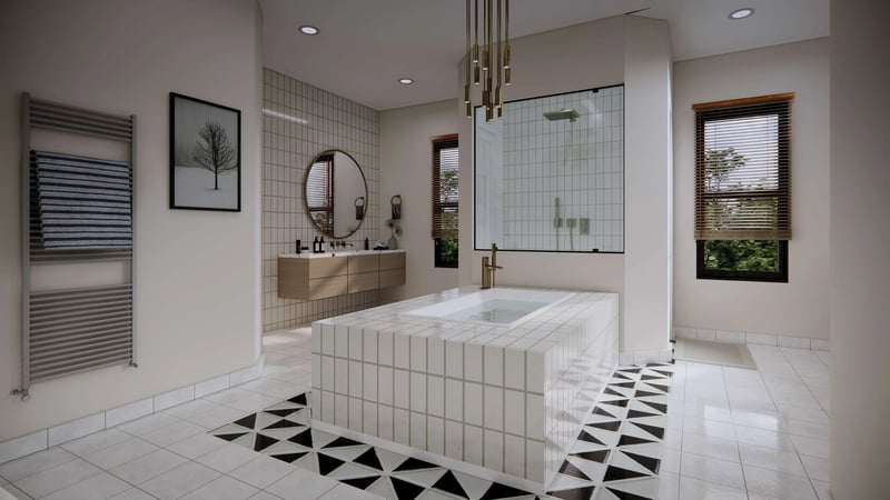 Bathroom-Side-View-in the ivy by august homes