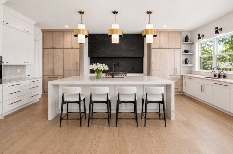 Bethesda_Modern Farmhouse_Kitchen by August Homes