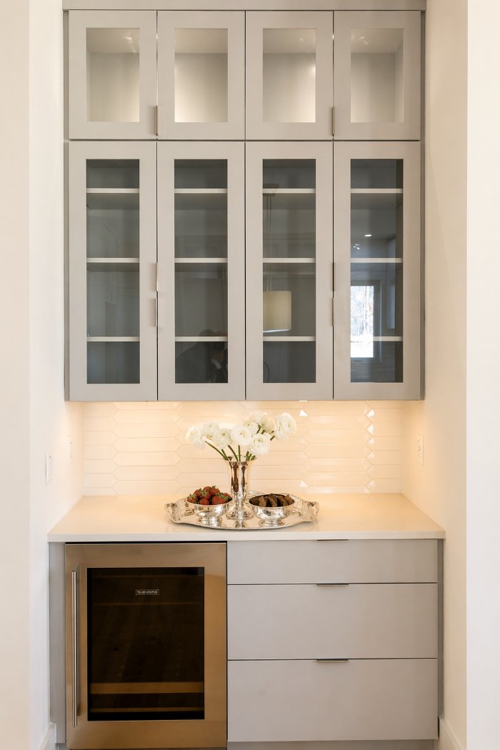 Great Falls Modern Tudor_Beverage Station by August Homes