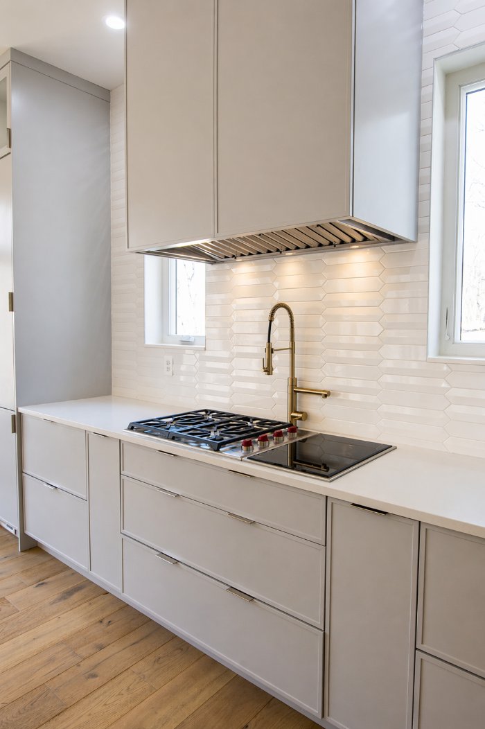 Great Falls Modern Tudor_Kitchen in Custom Home by August Homes