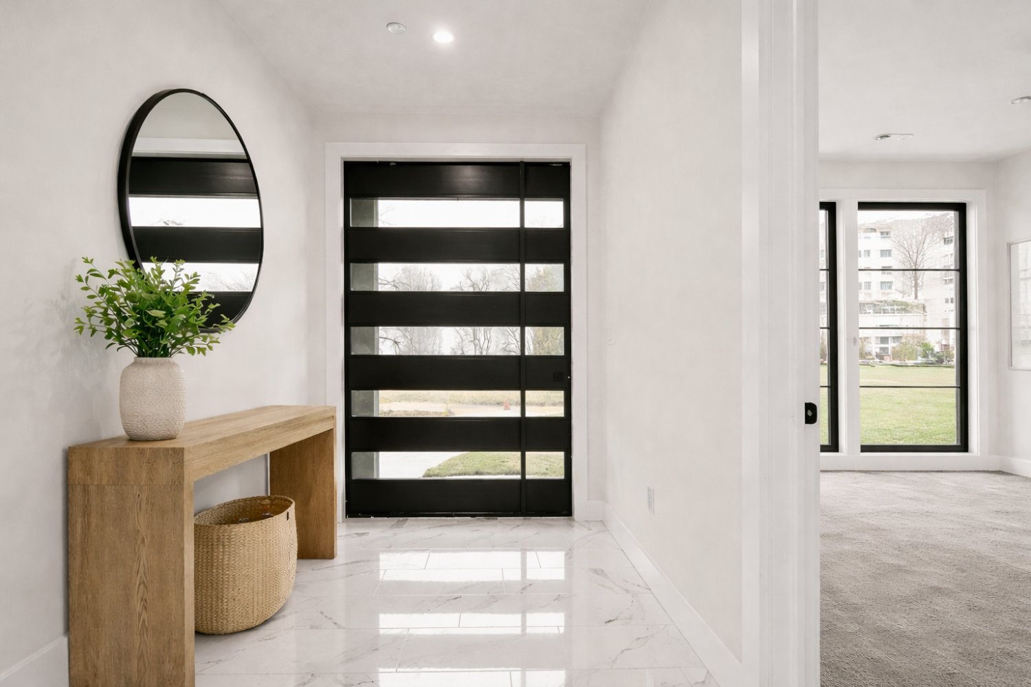 Silver Spring Modern_Foyer by August Homes