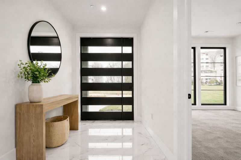 Silver Spring Modern_Foyer by August Homes