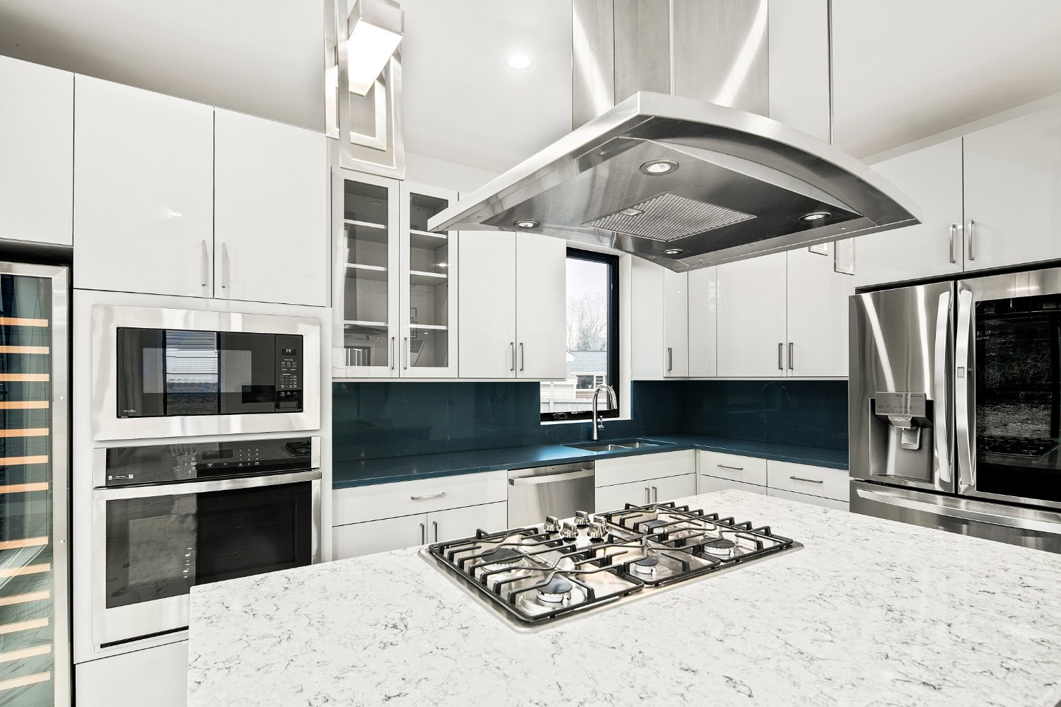 A modern kitchen in a high performance home in silver spring by august homes